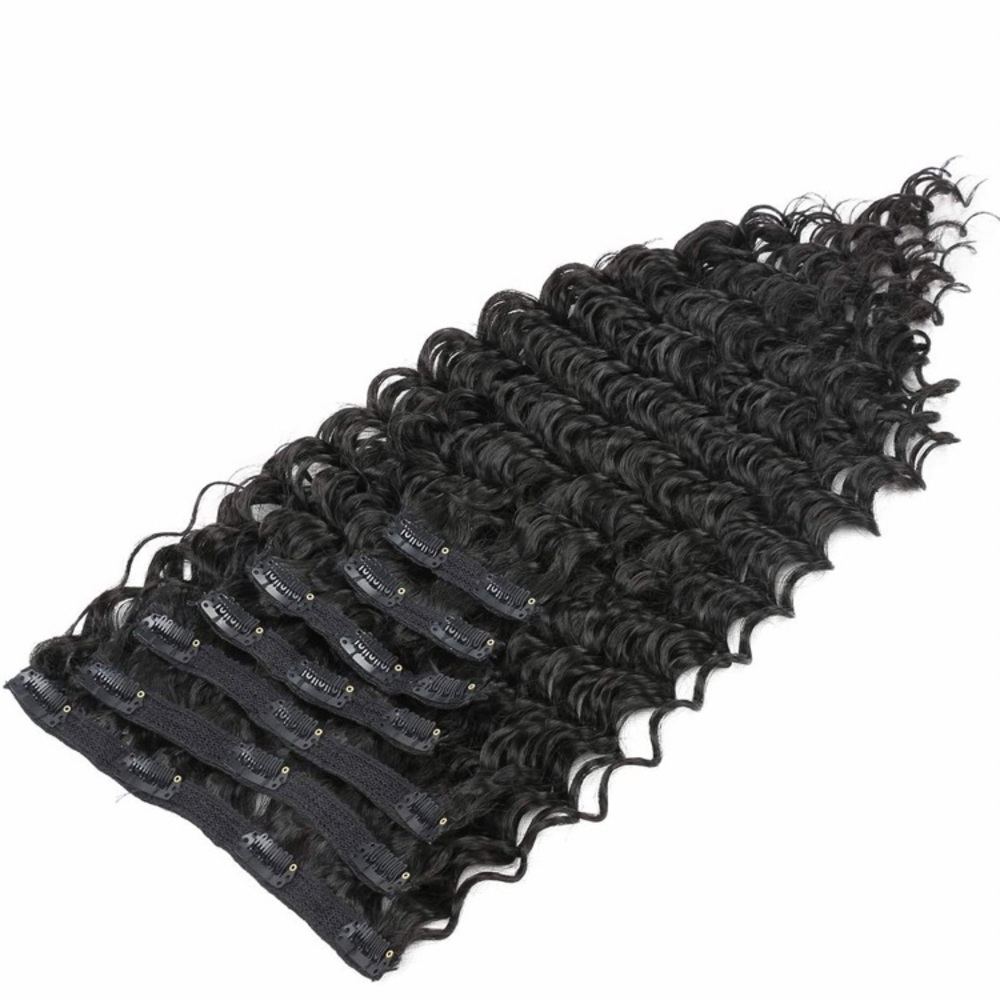 💥NEW💥Clip in Hair Extensions / 1B color [Natural Black] (FULL SET)